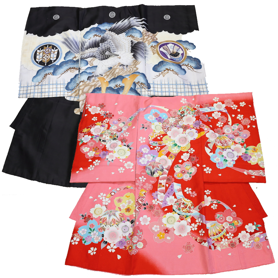 お宮参りお祝着レンタル