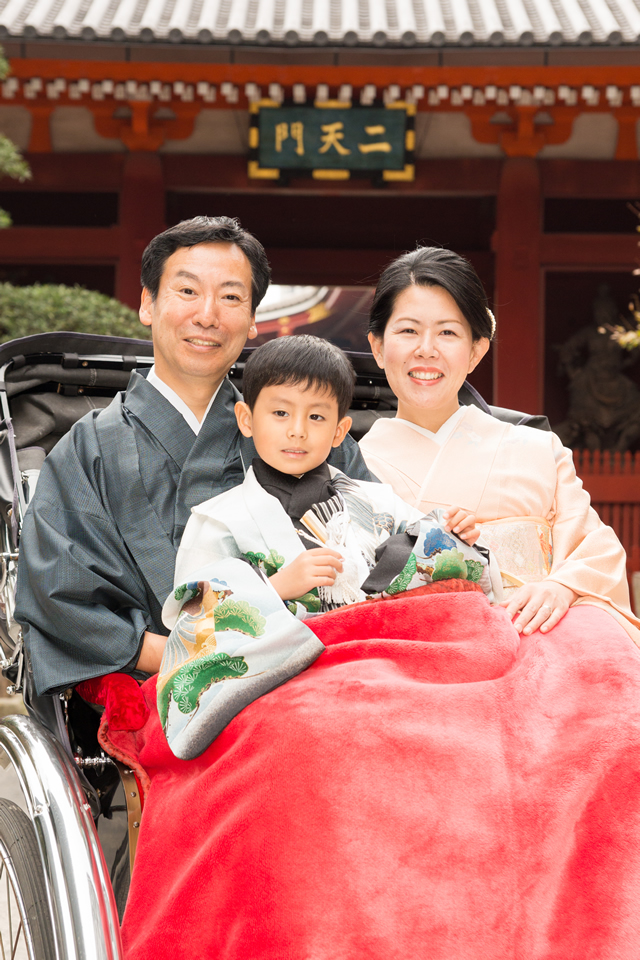 七五三着物レンタルプランの実際のお着物