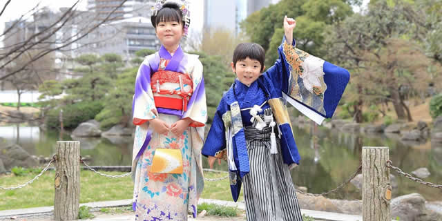 浅草着物散策観光プランお着物の一例