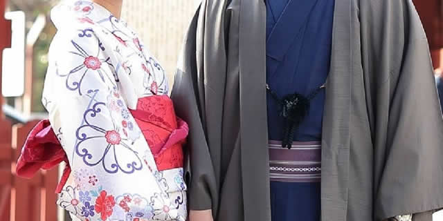 浅草着物散策観光プランお着物の一例